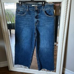 Ladies Kancan size 31 wide leg jeans